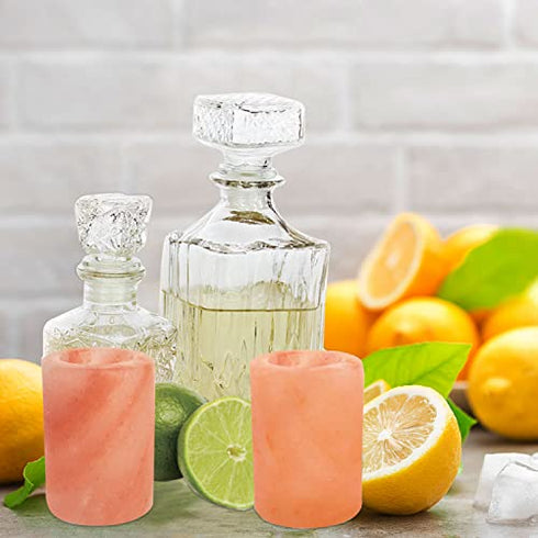 Pink Salt Shot Glasses 1.3 lbs | HIMALAYAN CHEF